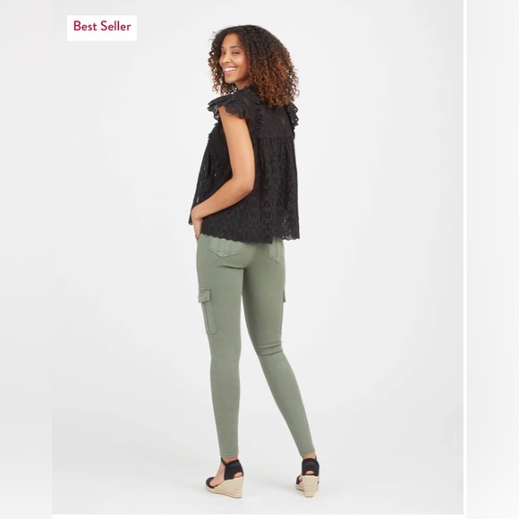 Spanx Stretch Twill Ankle Cargo Pant - Picture 3 of 5